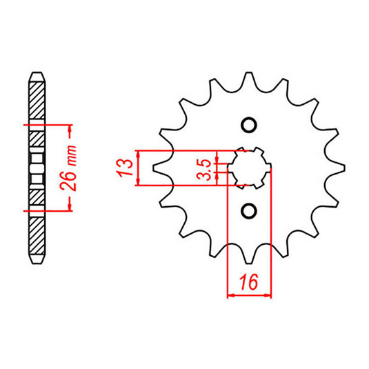 Sprocket Kit Suzuki ATV LTA50 - 420MS 10/37