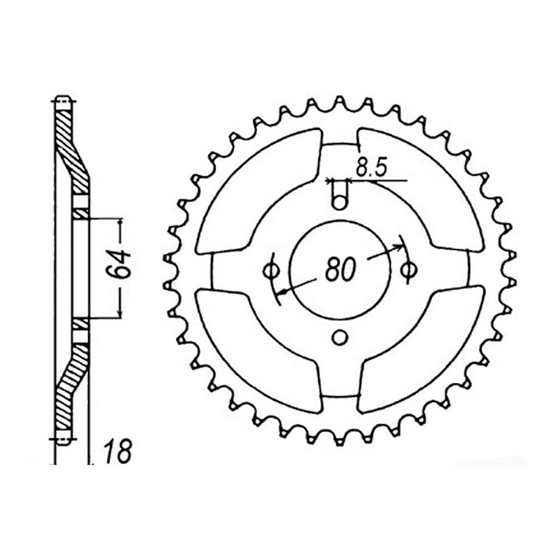 Load image into Gallery viewer, Sprocket Kit Yamaha AG175 - 428KRO 14/47
