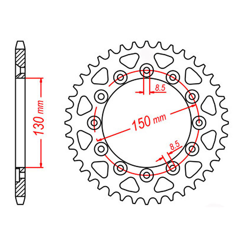 Load image into Gallery viewer, Sprocket Kit Honda CB250 Hornet - 520SO 14/45

