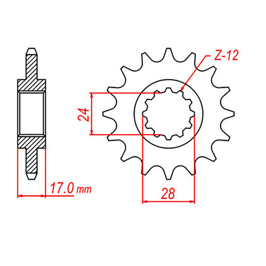 Sprocket Kit Honda CBR600 '97/'98 - GB525XRE 15/43