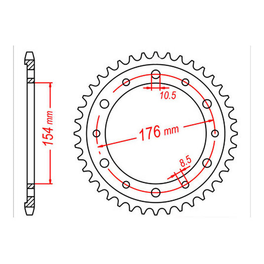 Sprocket Kit Honda VFR800 '02-'09 - 530XRE 16/43