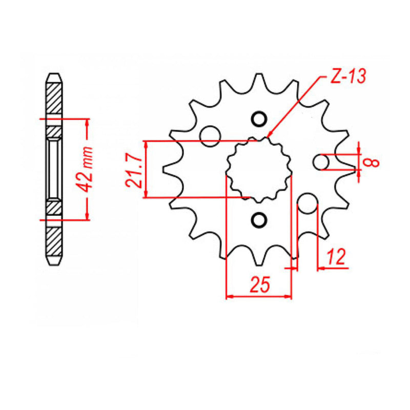 Load image into Gallery viewer, Sprocket Kit Kawasaki ZXR750 (L1-L3) '93-'95 Gold - GB530XRE 16/44
