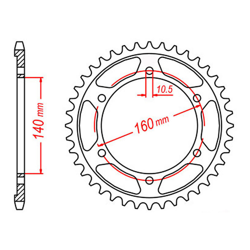 Load image into Gallery viewer, Sprocket Kit Kawasaki ZZR1100 '93-'97 Gold - GB530ZXW 17/45
