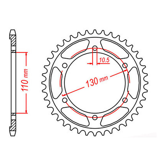 Sprocket Kit Suzuki GSXR1000 '09-'16 (recommended) - 530ZXW 17/42