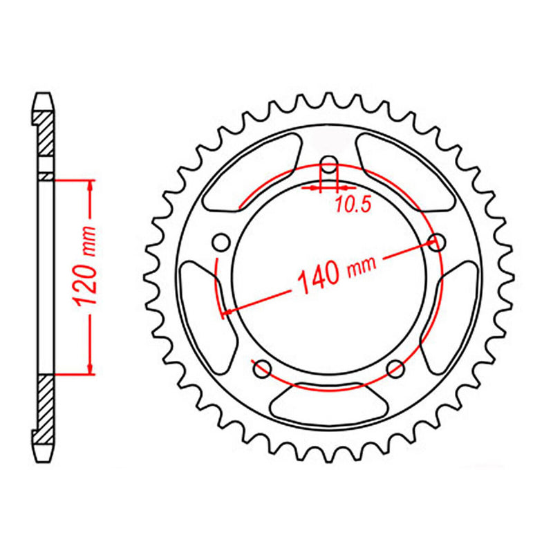 Load image into Gallery viewer, Sprocket Kit Triumph Bonneville/T100 '01-'06 - 525XRE 17/43
