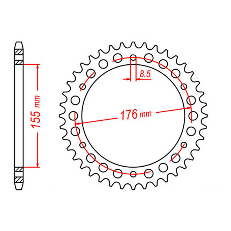 Load image into Gallery viewer, Sprocket Kit Triumph Speed Triple '99-'01 / Daytona T995 '99-'01 - 530XSO
