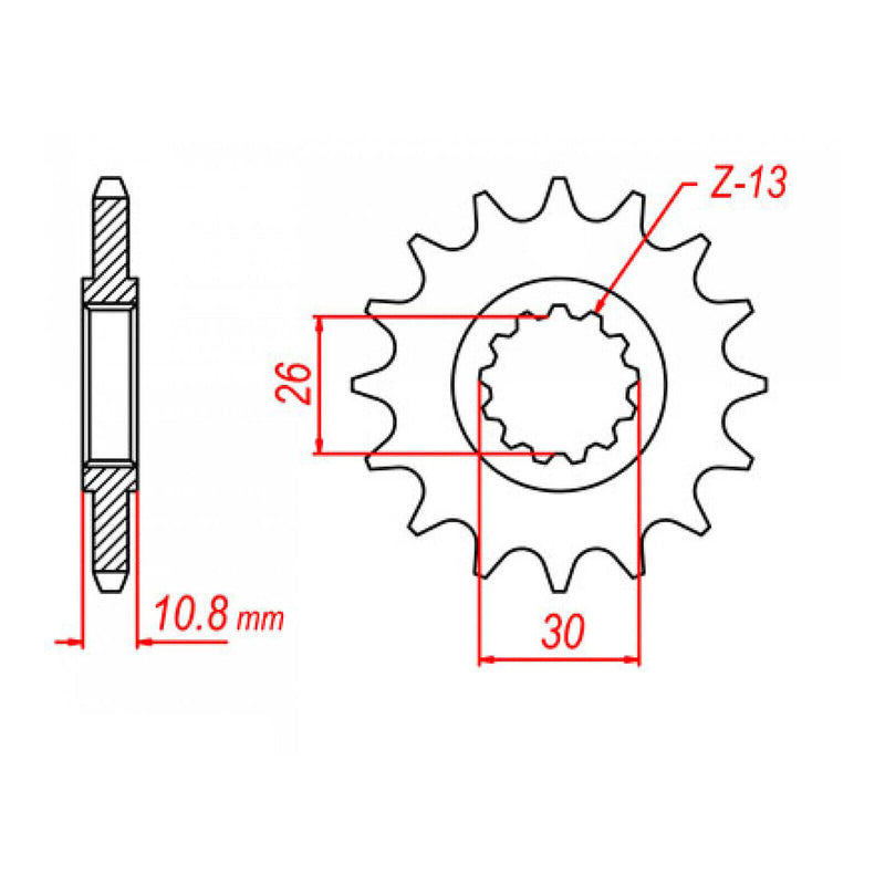 Load image into Gallery viewer, Sprocket Kit Yamaha YZF-R1 '04-'08 (economy) - 530XRE 17/45
