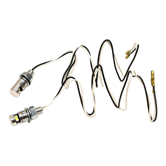 WHITES NUMBER PLATE LED BOLT LIGHT 17x12 SIL (Pair)