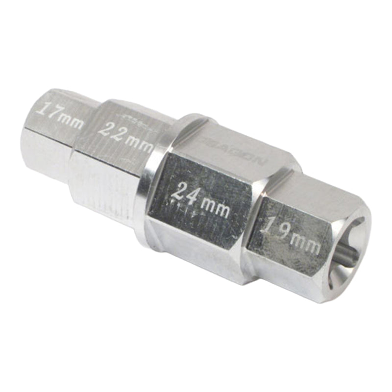 Load image into Gallery viewer, WHITES 4-IN-1 HEX AXLE TOOL 17 19 22 24mm ALUM
