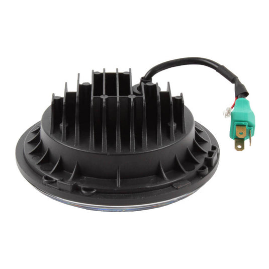 Whites LED Headlight Insert 7 with H4 Plug , E-mark