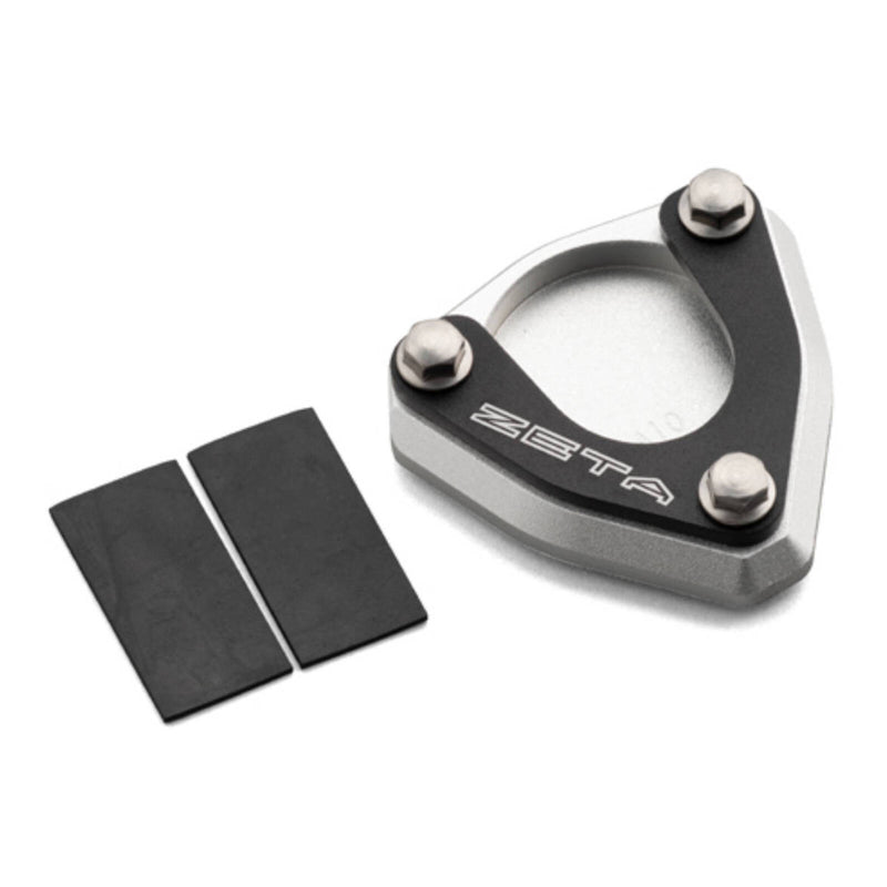 Load image into Gallery viewer, Zeta Side Stand Extender Black/Silver Husqvarna 701 Enduro '17-, KTM 690 Enduro

