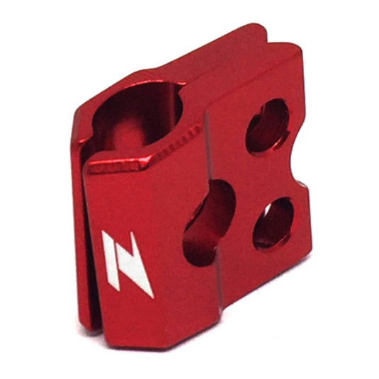 Zeta F-Brake Line Clamp Kawasaki KXF/KLX, Suzuki RM/RMZ - Red