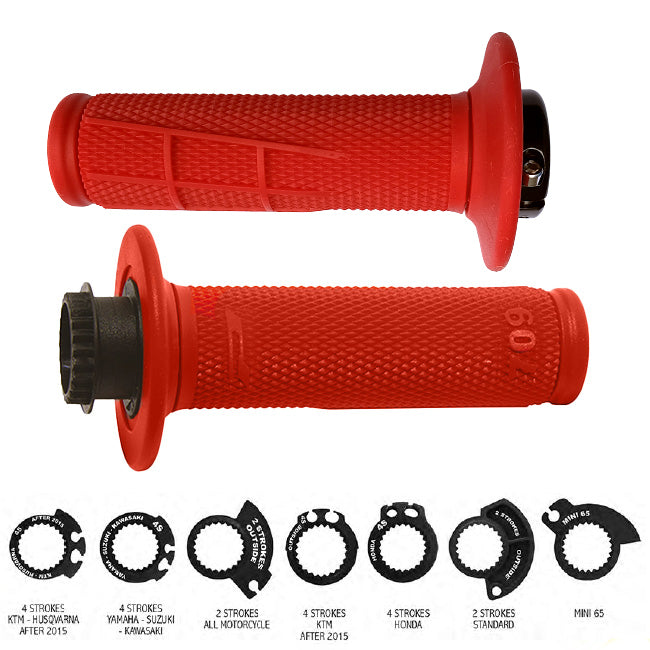 Load image into Gallery viewer, Progrip MX Lock On Grip System PG709 - Red

