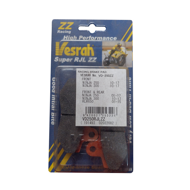 Load image into Gallery viewer, Vesrah VD-250RJL-ZZ Disc Pads
