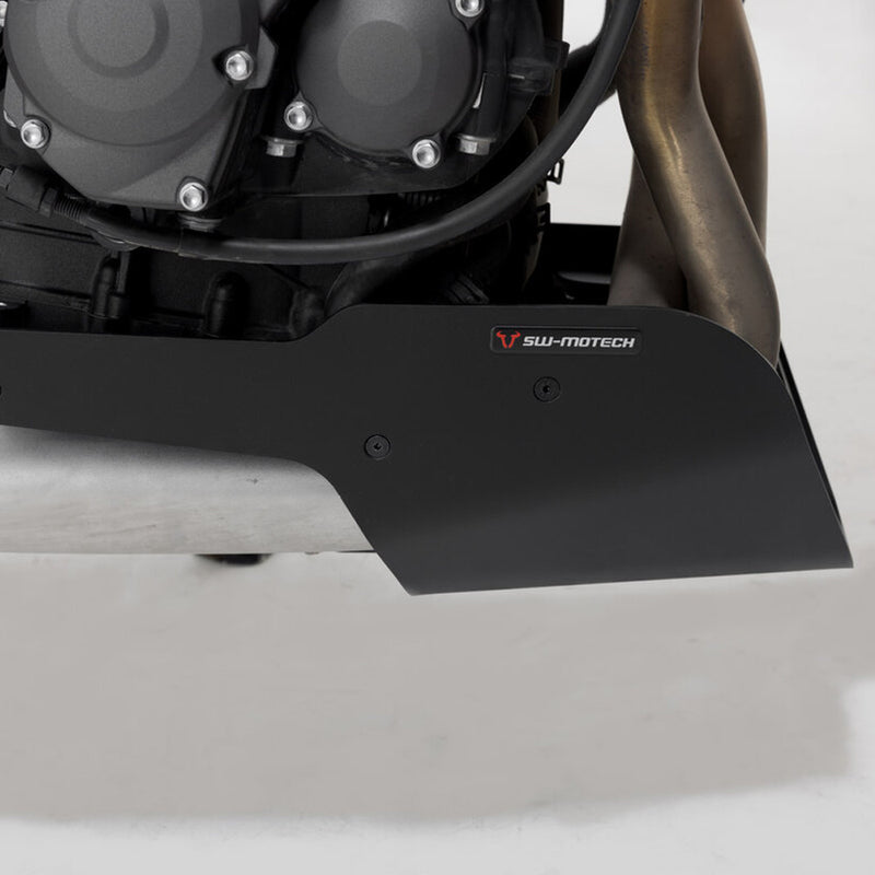 Load image into Gallery viewer, BASH PLATE SW MOTECH BLACK TRIUMPH TRIDENT 660 TIGER 660
