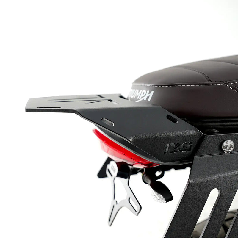 Load image into Gallery viewer, R&amp;G Adventure Plate / Adventure Rack for Triumph Scrambler 400 X / Speed 400
