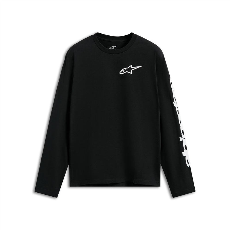 Load image into Gallery viewer, Alpinestars Trackside Long Sleeve CSF Tee Black/White
