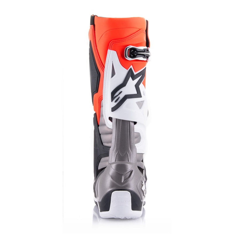 Load image into Gallery viewer, Alpinestars Tech-10 MX Boots Black/Red Fluoro/Orange Fluoro/White
