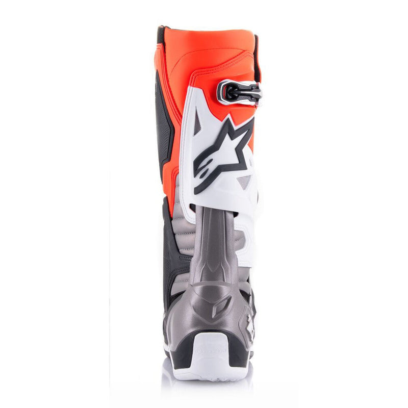 Load image into Gallery viewer, Alpinestars Tech-10 MX Boots Black/Red Fluoro/Orange Fluoro/White
