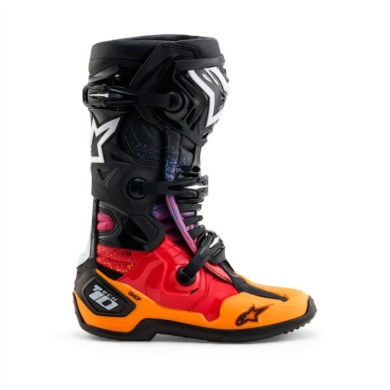 Load image into Gallery viewer, Alpinestars Tech-10 Black Hole Limited Edition MX Boots Black Burst
