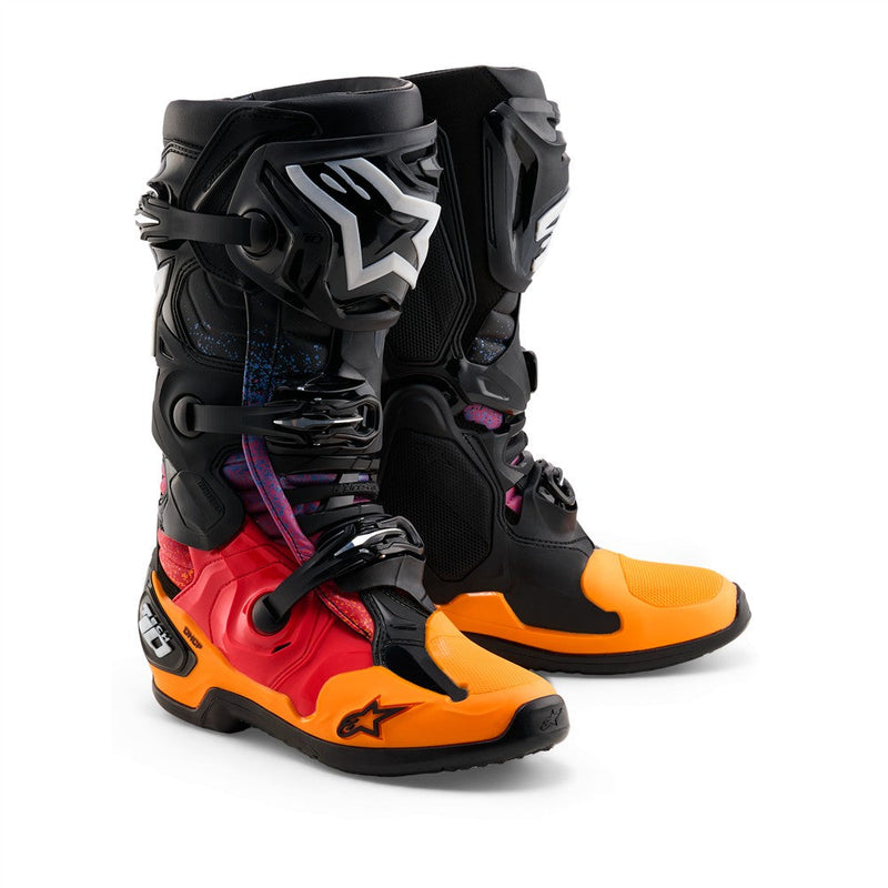 Load image into Gallery viewer, Alpinestars Tech-10 Black Hole Limited Edition MX Boots Black Burst
