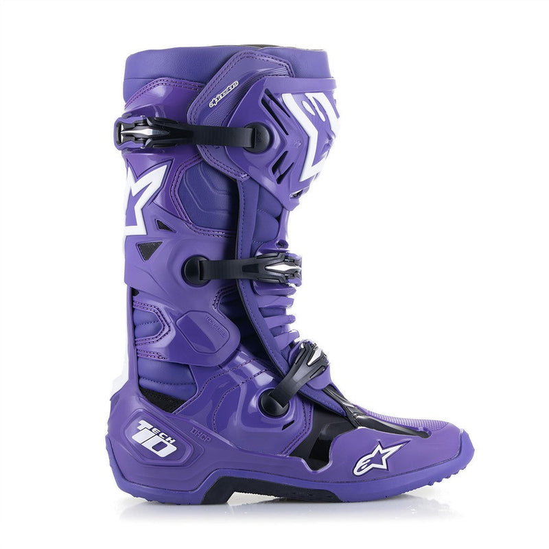 Load image into Gallery viewer, Alpinestars Tech-10 MX Boots Ultraviolet/Black
