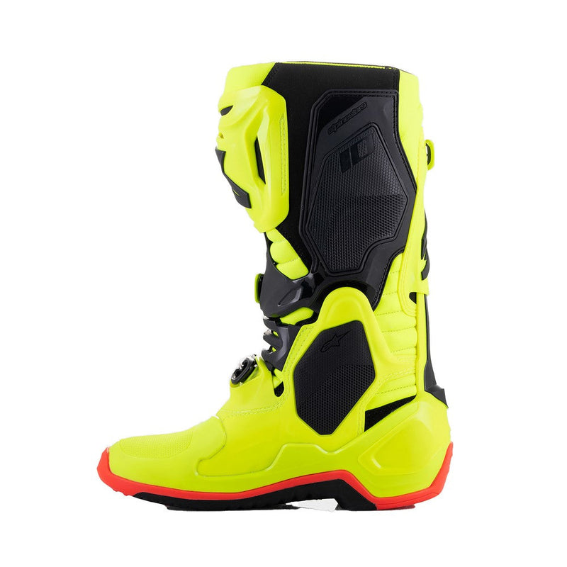 Load image into Gallery viewer, Alpinestars Tech-10 MX Boots Yellow Fluoro/Black/Red Fluoro
