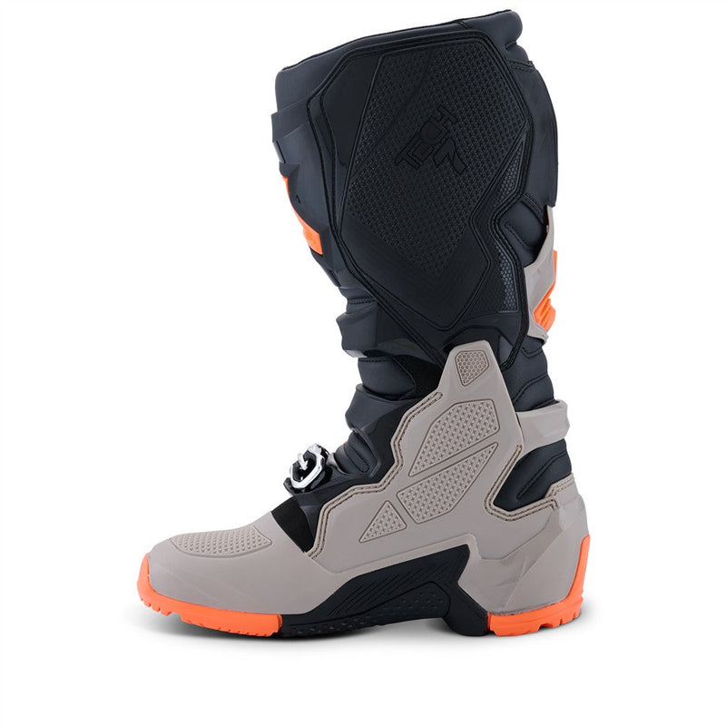 Load image into Gallery viewer, Alpinestars Tech-7 Enduro Boots Black/Warm Gray/Orange Fluoro
