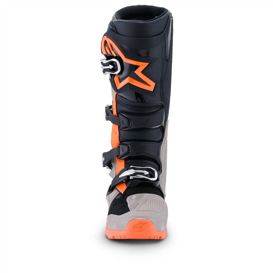 Alpinestars Tech-7 Enduro Boots Black/Warm Gray/Orange Fluoro