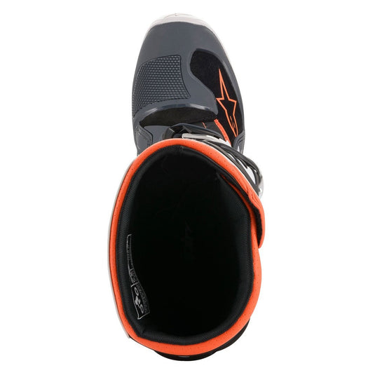 Alpinestars Tech-7S MX Boots Black/Gray/White/Orange Fluoro