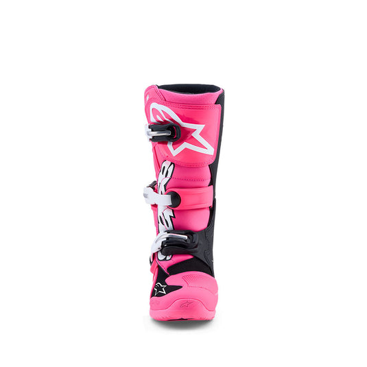 Alpinestars Tech-7S MX Boots Pink Fluoro/Black/White