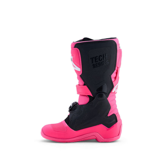 Alpinestars Tech-7S MX Boots Pink Fluoro/Black/White
