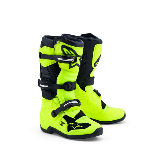 Alpinestars Tech-7S MX Boots Yellow Fluoro/Black