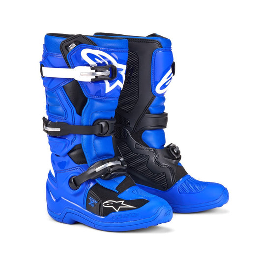 Alpinestars Tech-7S MX Boots Blue/Black/White