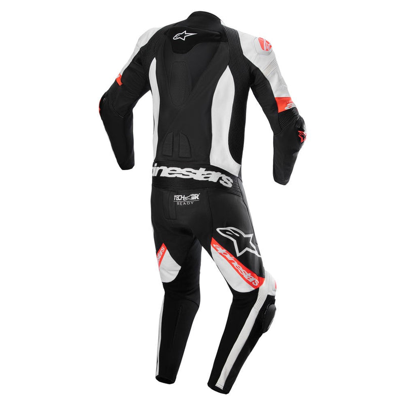 Load image into Gallery viewer, Alpinestars Missile v2 Ward 1Pc Leather Suit Black/White/Red Fluoro
