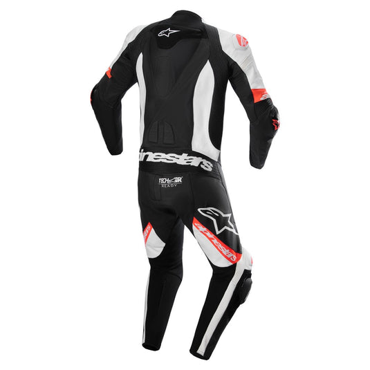 Alpinestars Missile v2 Ward 1Pc Leather Suit Black/White/Red Fluoro