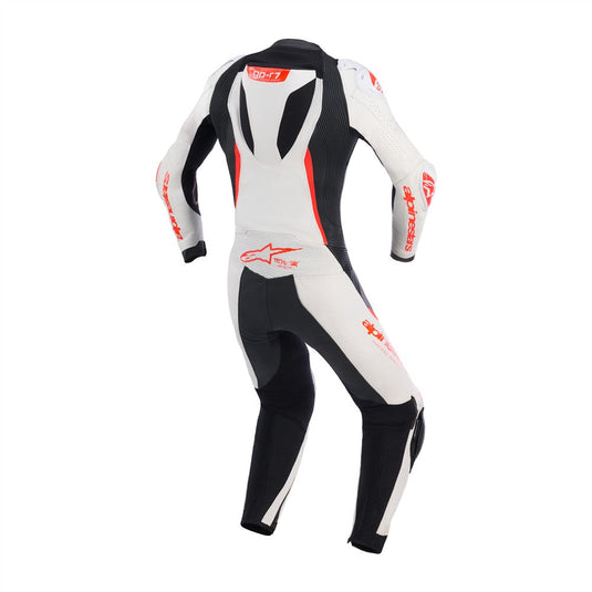 Alpinestars Stella GP-R7 1Pc Leather Suit White/Black/Red Fluoro