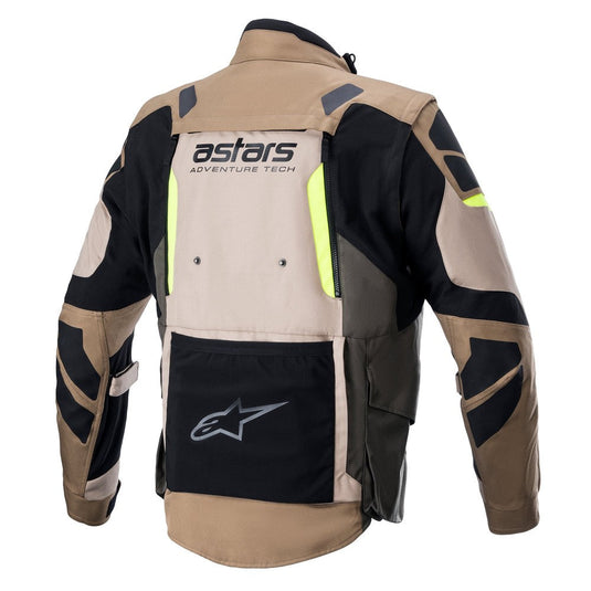 Alpinestars Halo Drystar Jacket Dark Khaki/Sand/Yellow Fluoro