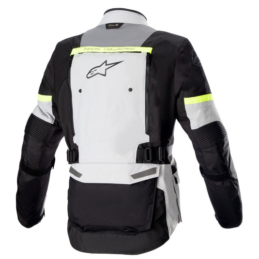 Alpinestars Bogota Pro Drystar Jacket Ice Grey/Dark Grey/Yellow Fluoro