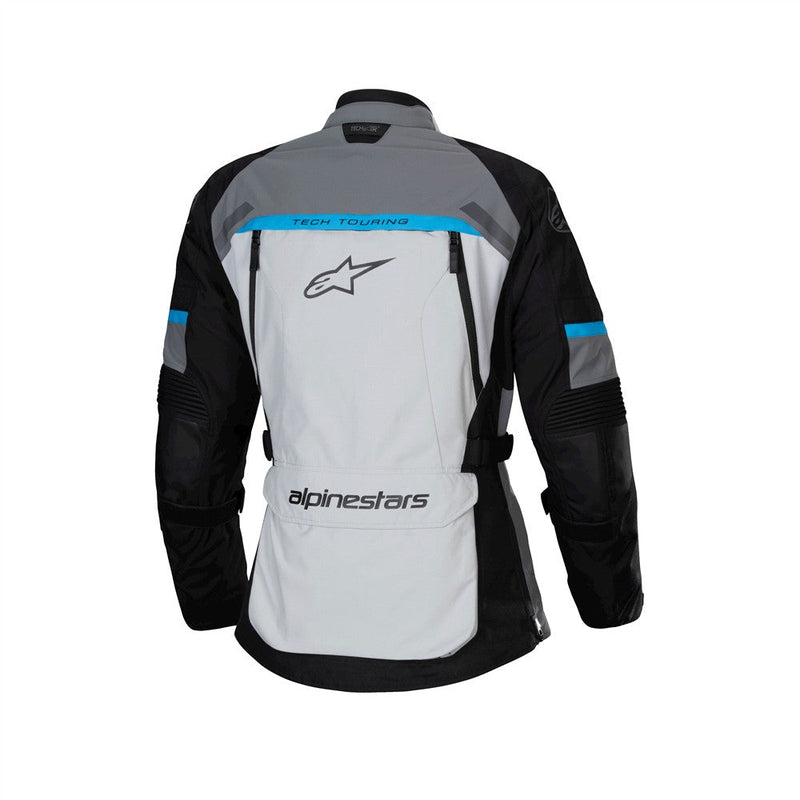 Load image into Gallery viewer, Alpinestars Stella Bogota Pro Drystar Jacket Ice Gray/Black/Cyan
