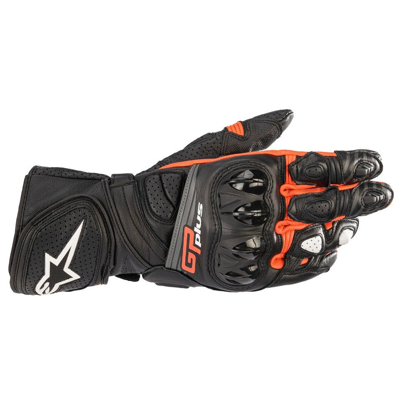 Load image into Gallery viewer, Alpinestars GP Plus R V2 Gloves Black/Red Fluoro
