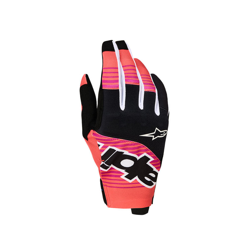 Load image into Gallery viewer, Alpinestars Techstar Gloves Hot Coral/Black/Fuchsia
