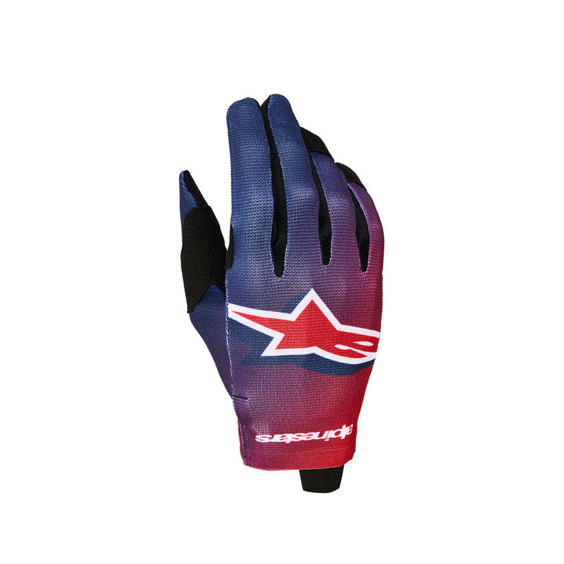 Load image into Gallery viewer, Alpinestars Radar Gloves Fire Red/Deep Blue

