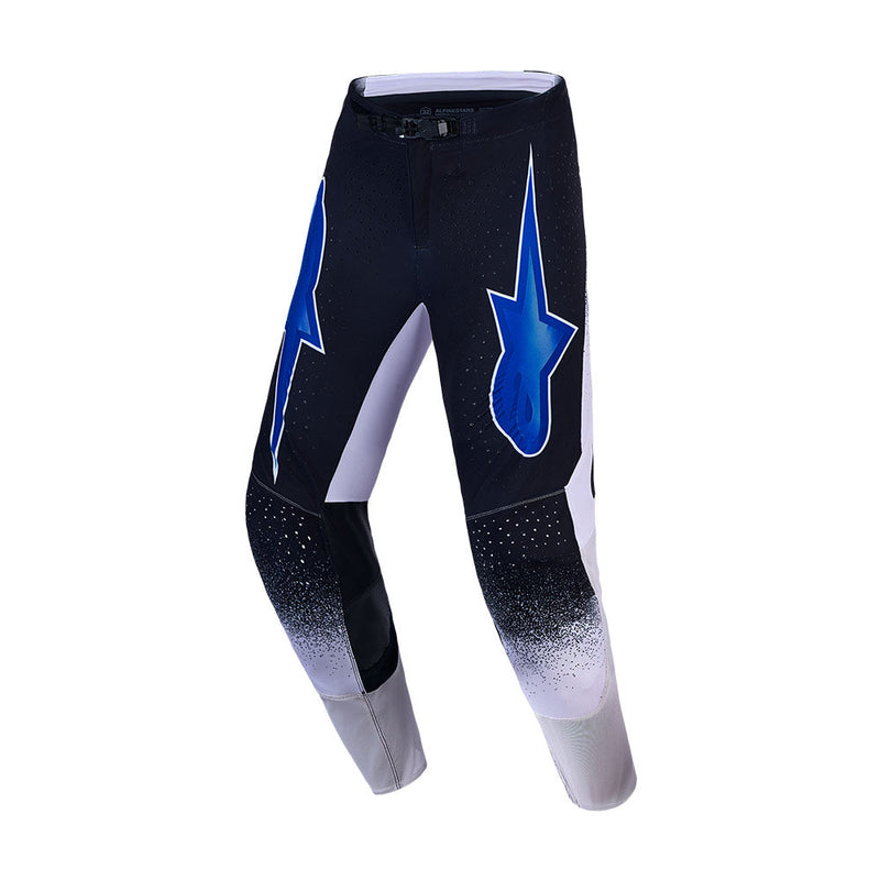 Load image into Gallery viewer, Alpinestars Supertech AFD Hiten Pants Black/Light Lilac/Blithe Blue
