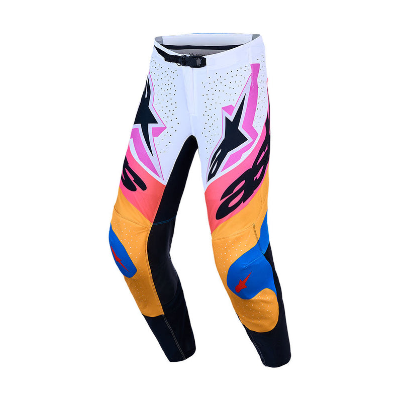 Load image into Gallery viewer, Alpinestars Supertech Dyna Pants White/Blithe Blue/Black/Purple
