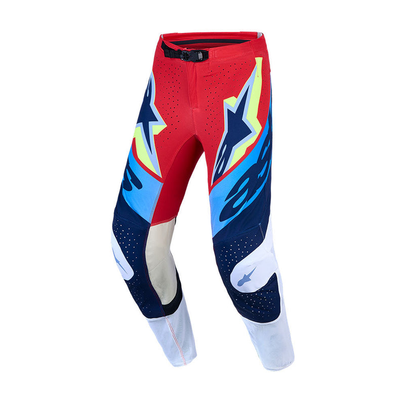 Load image into Gallery viewer, Alpinestars Supertech Dyna Pants Fire Red/White/Navy/Blue
