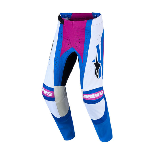 Alpinestars Techstar Maven Pants White/Hot Coral/Blithe Blue