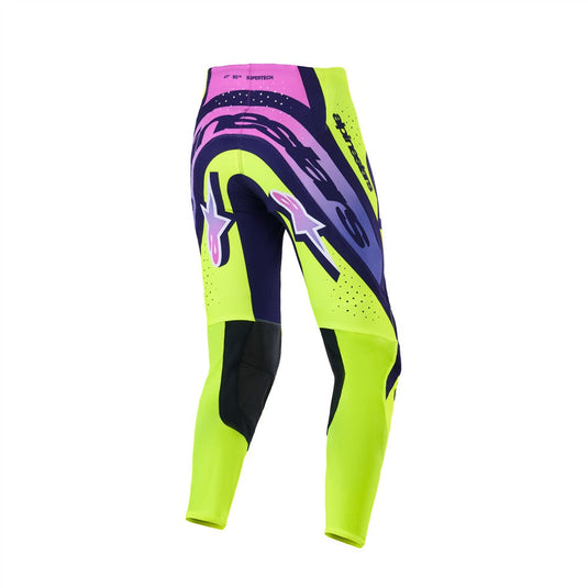 Alpinestars Supertech Vista Pants Yellow/Purple/Black