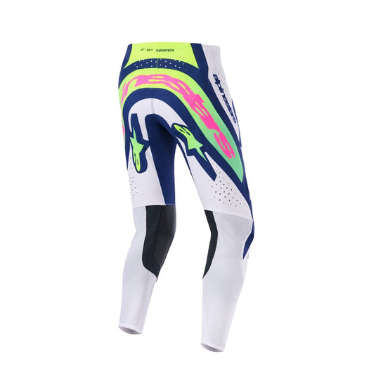 Alpinestars Supertech Vista Pants Light Gray/Yellow Fluoro/Blue