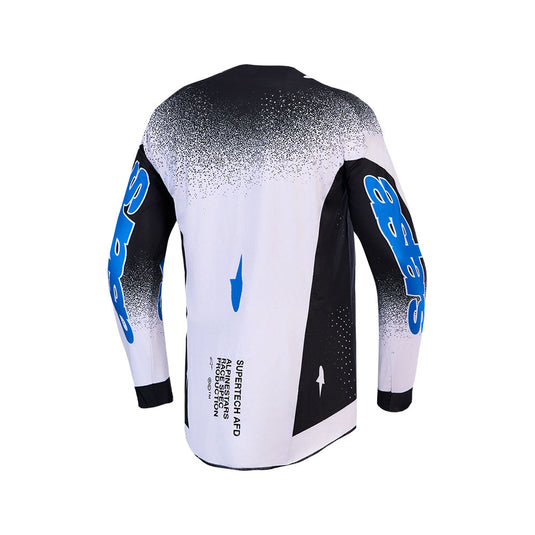 Alpinestars Supertech AFD Hiten Jersey Black/Light Lilac/Blithe Blue